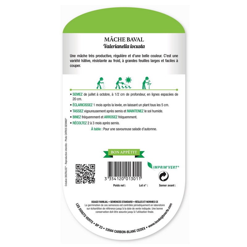 Semences - 301-MACHE BAVAL-page2 - Les Doigts Verts