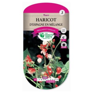 Semences - 605-HARICOT D’ESPAGNE EN MELANGE-page1 - Les Doigts Verts