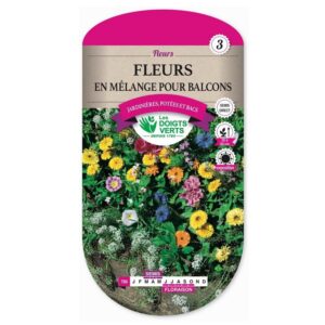 Graines - Fleurs en mélange pour balcons - 3 gr - Les Doigts Verts