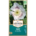 Semences bio – 82011–SACHET–PAVOT-des-Jardins-Blanc–RECTO – Ferme de Sainte Marthe