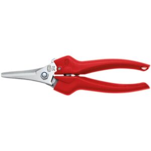FELCO 9 Sécateur Pour Gauchers - Coupe Ø25mm, 210mm, Poignées Aluminium Ergonomiques Avec Amortisseur