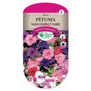 Semences - 675-PETUNIA NAIN COMPACT VARIE-page1 - Les Doigts Verts