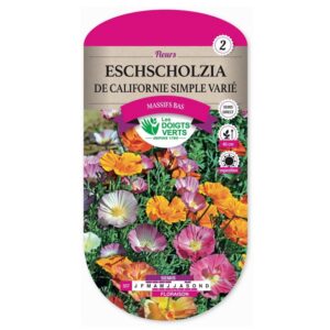 Graines - Eschscholzia de Californie Simple varié - 2 gr - Les Doigts Verts