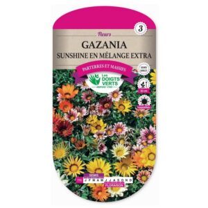 Semences - 715-GAZANIA SUNSHINE EN MELANGE EXTRA-page1 - Les Doigts Verts