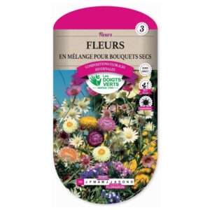 Graines - Fleurs en mélange Bouquet Sec - 2 gr - Les Doigts Verts