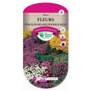Semences - 764-FLEURS VIVACES EN MELANGE POUR ROCAILLES-page1 - Les Doigts Verts