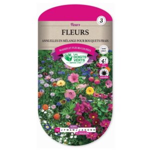 Graines - Fleurs Annuelles en mélange Bouquets Frais - 5 gr - Les Doigts Verts