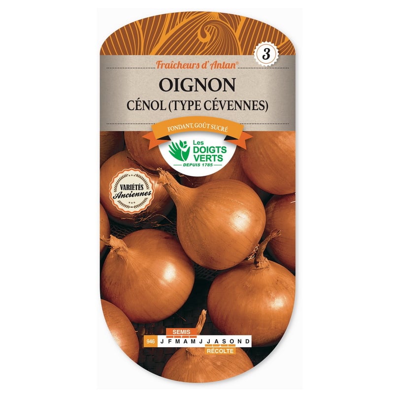 Semences - 946-OIGNON CENOL (TYPE CEVENNES)-page1 - Les Doigts Verts