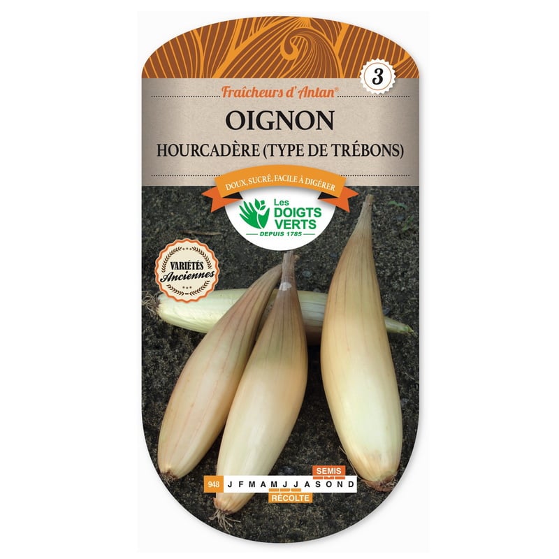 Semences - 948-OIGNON HOURCADERE (TYPE DE TREBONS)-page1 - Les Doigts Verts