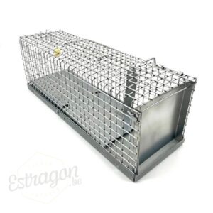 Cage à rats zinguée 1 porte 37x13x12 cm 3