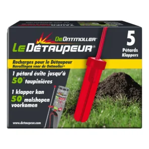 Boîte de cinq pétards anti-taupes Le Détaupeur