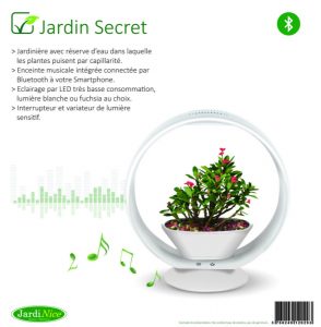 Jardinière d'intérieur LED - Jardin Secret JS37B - JardiNice 3