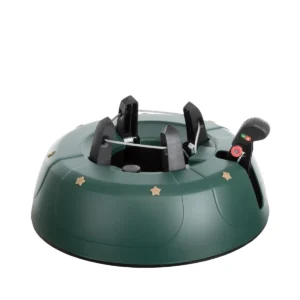 Support vert pour sapin de Noël avec câble métallique