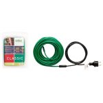 Cable chauffant noir et vert XL – 20 mètres (18 m chauffant) – Romberg