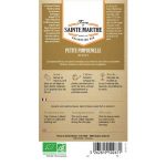 Semences bio – 950267–SACHET–PETITE-PIMPRENELLE—VERSO – Ferme de Sainte Marthe