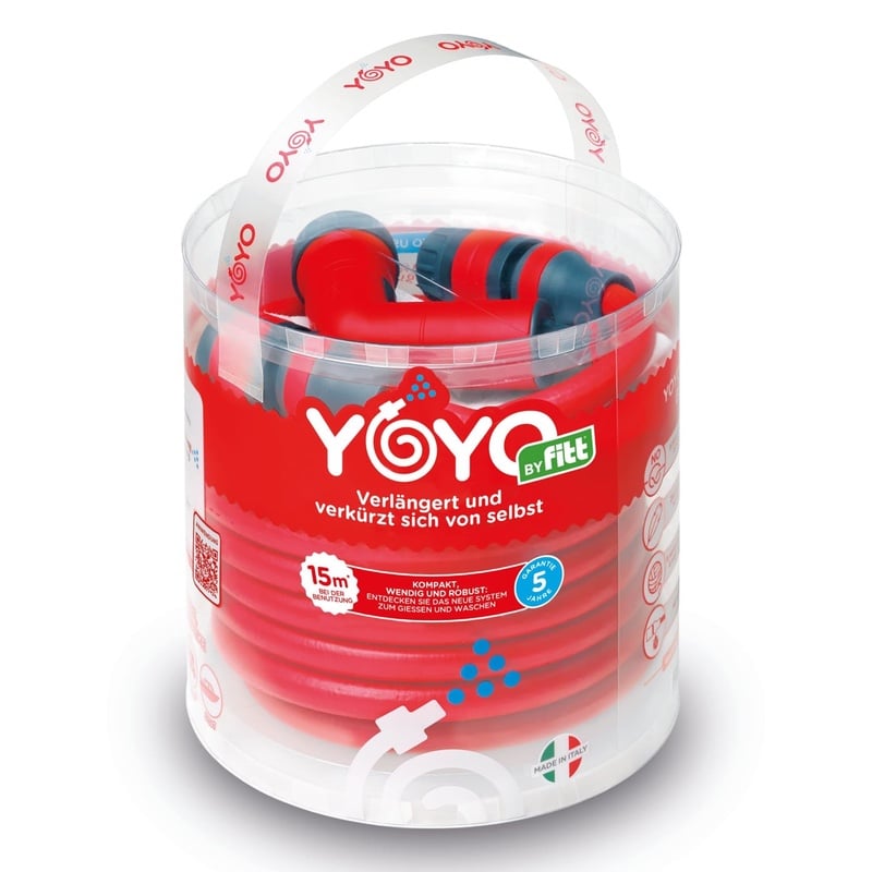 Tuyau d'arrosage extensible - YOYO - Longueur 15 mètres - Fitt