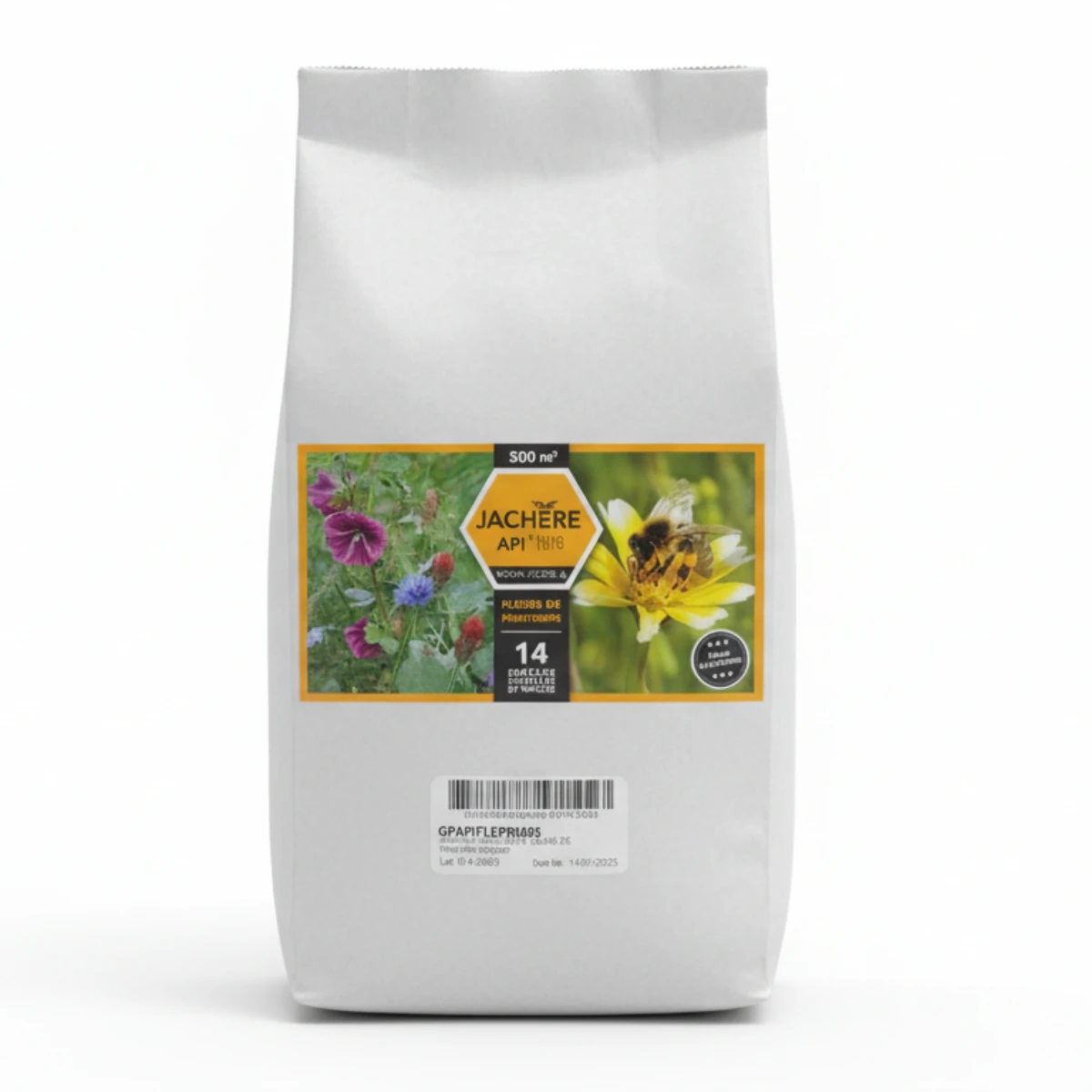 graines jachère mellifère fleurs de printemps 500 m² nova flore