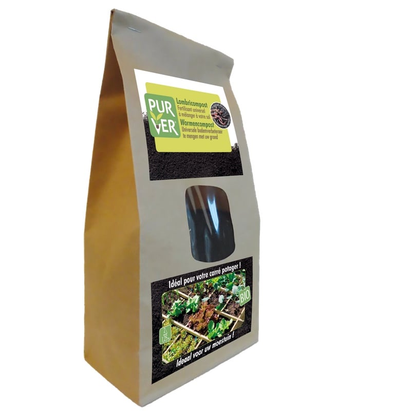Engrais Universel Bio - Lombricompost 1,25 kg - PUR VER