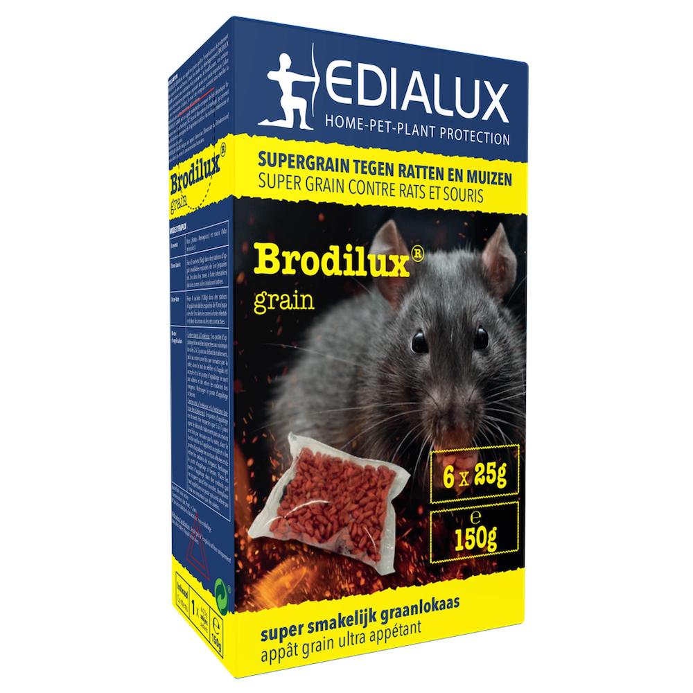 Anti-rats-souris - Brodilux grain - Edialux 