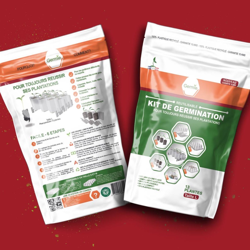 Kit de germination pour 13 plants – Taille L – Germie emballage