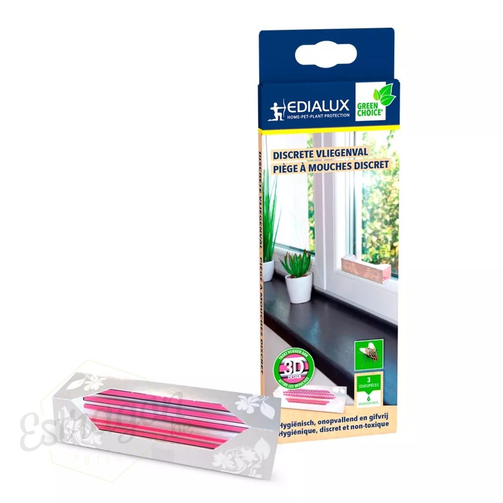 Piège à mouches discret - 3 pièges - Edialux
