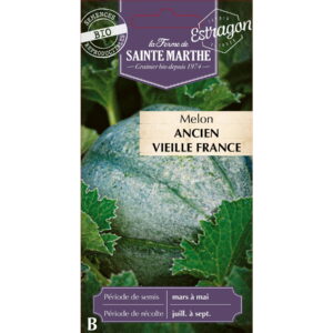 Graines - Melon Ancien vieille France bio - 15 graines - Ferme de Sainte Marthe