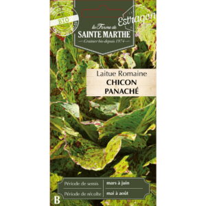 Graines - Laitue Romaine chicon panaché bio - 500 graines - Ferme de Sainte Marthe