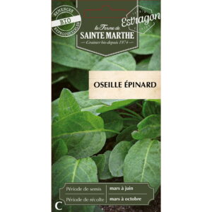 Graines - Oseille Epinard bio - 500 graines - Ferme de Sainte Marthe