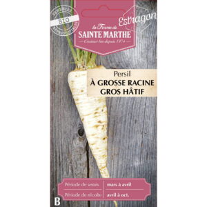 Graines - Persil A grosse racine gros hâtif bio - 1000 graines - Ferme de Sainte Marthe