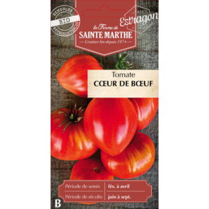Graines - Tomate Coeur de Boeuf bio - 30 graines - Ferme de Sainte Marthe