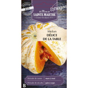 Graines - Melon Délice de la table bio - 15 graines - Ferme de Sainte Marthe