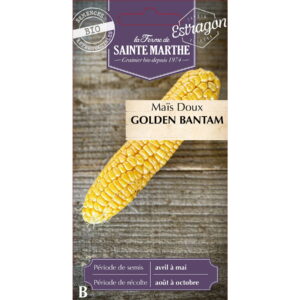 Graines - Maïs Doux Golden Bantam Bio - 50 graines - Ferme de Sainte Marthe