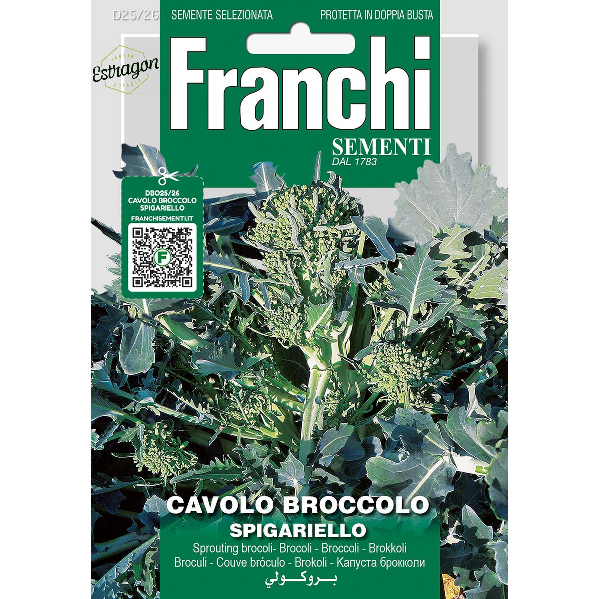 8012450439974 - DBO25-26 - Graines - Brocoli - Cavolo Broccolo Spigariello - 6 gr - Franchi