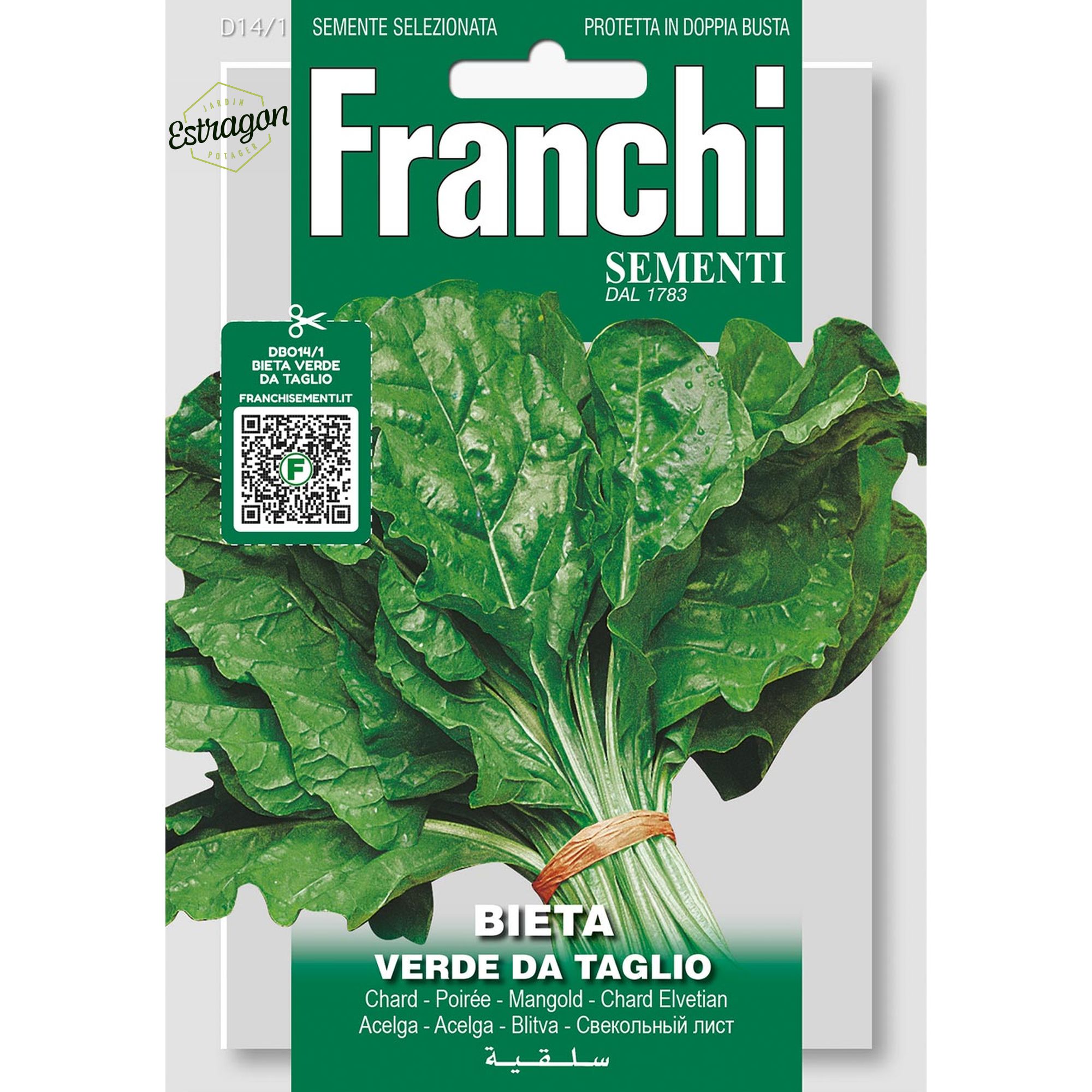 8012450700173 - DBO14-1 - Graines - Poiree verte de taglio - Bieta verde da taglio - 8 gr - Franchi