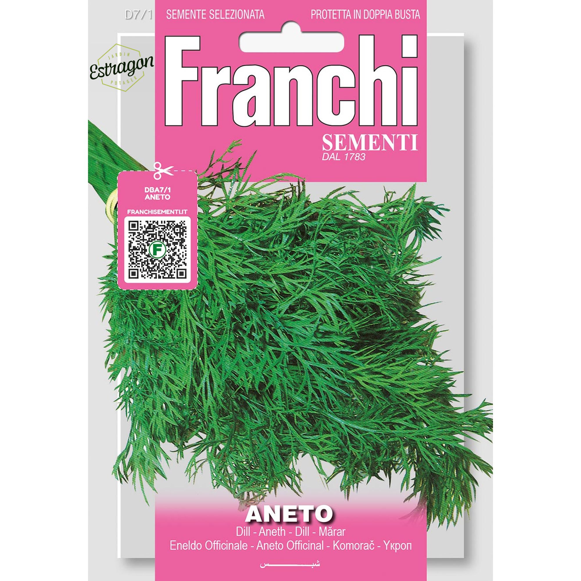 8012450715634 - DBA7-1 - Graines - Aneth - Aneto - 4 gr - Franchi
