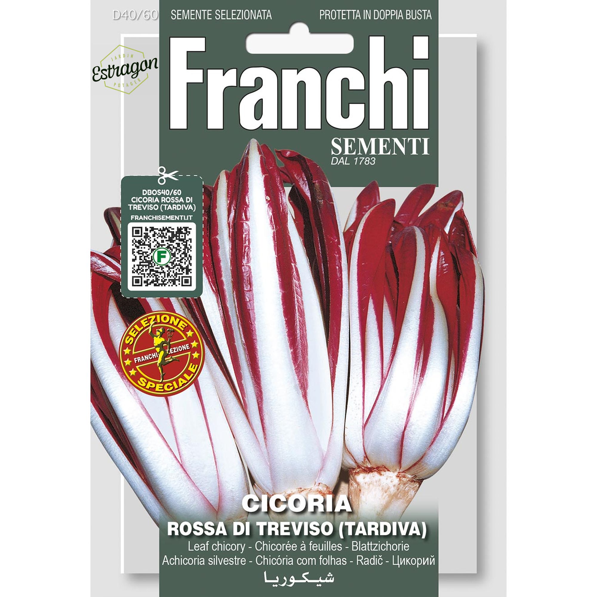 8012450736943 - DBOS40-60 - Graines - Chicoree - Cicoria Rossa Di Treviso Tardiva - 5 gr - Franchi
