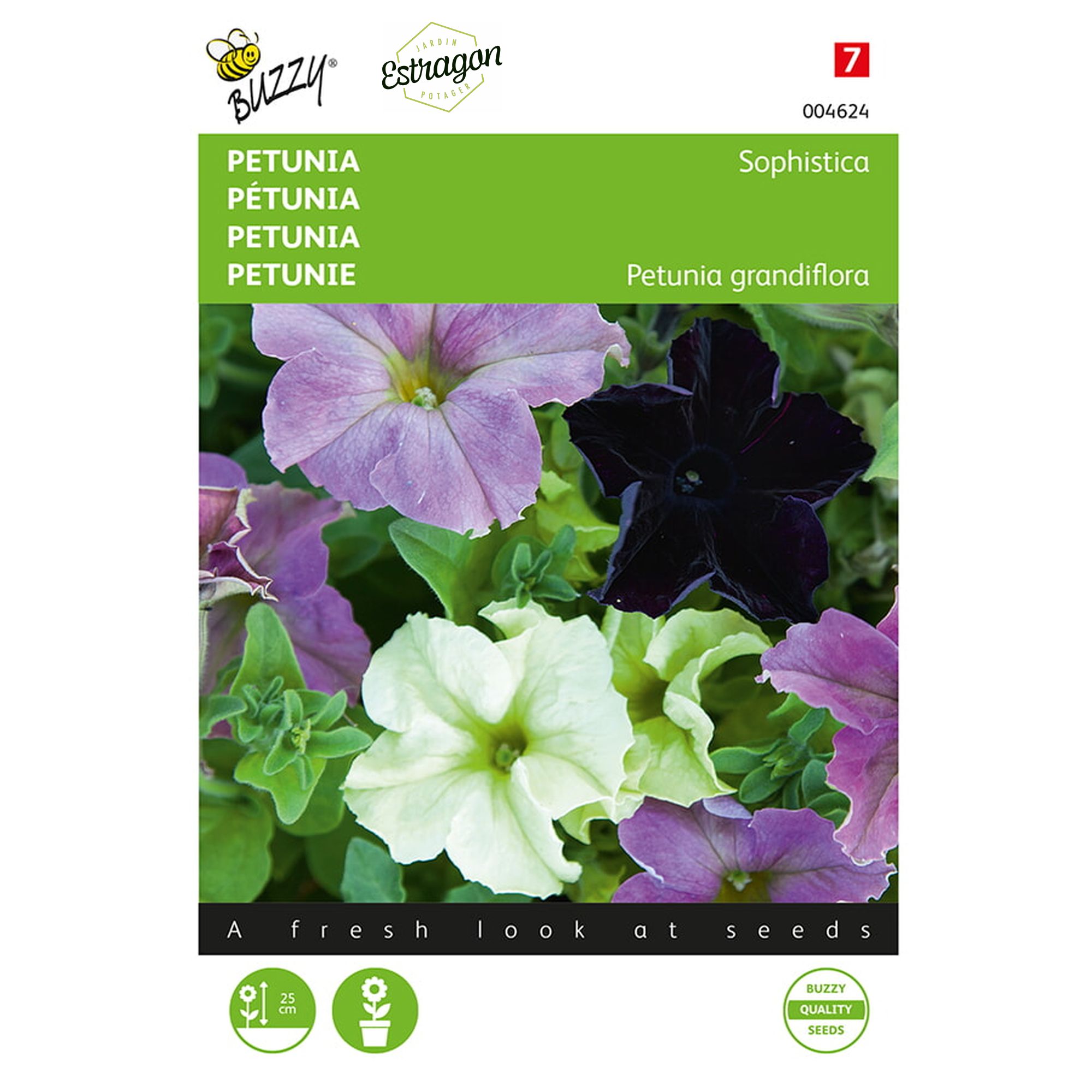 8711117046240 - 004624 - Graines - Petunia Sophistica variee - 10 graines - Buzzy