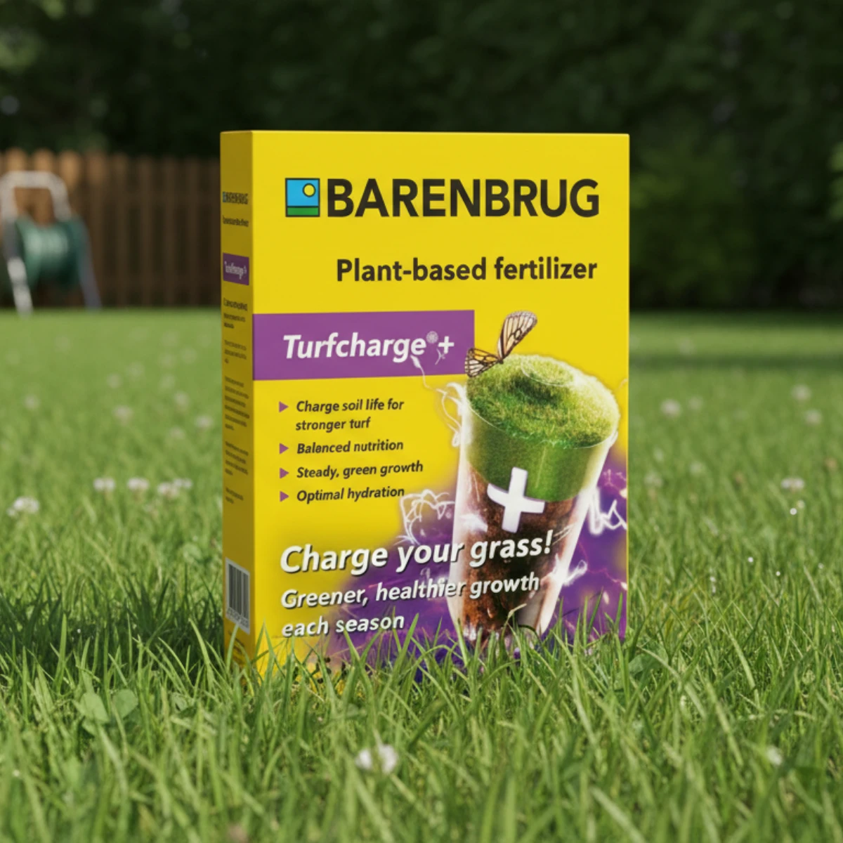 engrais gazon turfcharge+ 2,5 kg 70 m² barenbrug